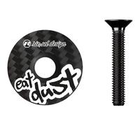 Bouchon de direction vélo Riesel Design CAP eat dust Noir