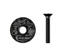 Bouchon de direction vélo Riesel Design CAP journey Noir