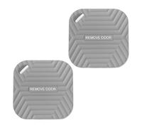 Bouchon de Douche Anti-Odeur en Silicone, Couvercle Étanche Universel pour Évier, Baignoire et Canalisation, Protection Hygiénique Contre Les Mauvaises Odeurs 2 Pièces(Gris, 15x15 cm)