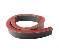 Bouchon de douche en silicone 50 cm/100 cm/200 cm/250 cm/300 cm Bande de barrière pour le contrôle de l'eau (5 cm, gris, 100 cm)