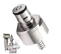 Bouchon de gazéification - Adaptateur de gazéification en métal, raccord de bouteille de boisson durable, dispositif de remplissage, accessoire professionnel de contrôle de la pression | Parfait pour