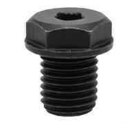 Bouchon de graisse à vis pour FS55 FS75 FS90 pour FS100 FS111 FS120 et systèmes de lubrification (noir)