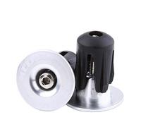 Bouchon De Guidon Vélo,bouchon d extremite guidon velo blanc,Tbest Lot de 2 embouts de guidon de vélo en aluminium coloré pour guidon de vélo, poignées de barre, embouts de barre de vélo, accessoire d