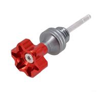Bouchon de jauge de niveau d'huile de rechange pour scooter et moto (rouge)