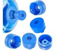 Bouchon de la cruche à Eau de 5 gallons, 5pcs BACHES Juge d'eau Silicone RÉutilisables, Couverture Bouteille qualité Alimentaire pour 55 mm Standard/vis à vis