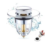 Bouchon de Lavabo, Bouchon de Vidage Lavabo Universel Bouchon de Vidage Pop Up Pour les Vidages d'évier de Cuisin