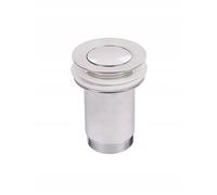 Bouchon de lavabo Klik Klak Laiton chromé sans trop-plein JANO S2182