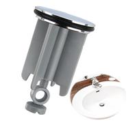 Bouchon de Lavabo Universel 40 mm, Bonde de Vidange Réglable pour Évier de Salle de Bain, Cuisine, Bidet - Hauteur Ajustable, Étanche, Facile à Installer, 1 Pièce