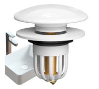 Bouchon de Lavage de Salle de Bains - Panier de Vidage Lavabo Salle de Bain,Bouchon Anti-Odeurs et Anti-Bouchage pour Maison Caravane Baignoire Douche de Bain Buanderie