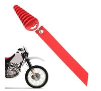 Bouchon de lavage d'échappement de moto avec bannière de sécurité - Protection du silencieux pour motos dirt bikes et motocross 2 temps - Empêche l'eau et l'humidité lors du nettoyage - Accessoire dur