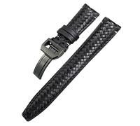 Bouchon de montre tissé à la bouche à vache incurvée 20 mm 21 mm 22 mm ajustement pour les pilotes IWC Portuyser STRAP DE COURT