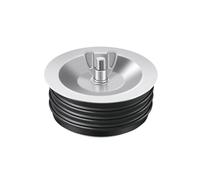 Bouchon de nettoyage d'égout de 10,2 cm, bouchon mécanique en caoutchouc pour tuyau d'expansion avec écrou papillon pour la plupart des tuyaux d'évier de piscines