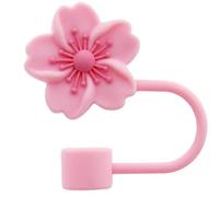 Bouchon de paille en silicone - Bouchon en paille de fleurs, de bouchon en silicone réutilisables | Protecteur de couvercles de paille, bouchons anti-poussière et fournitures pour boire