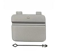 Bouchon De Pare-Chocs Cache-Crochet De Remorquage Arrière pour Série 3 E90 2009 2010 2011 2012 51127202673 Accessoire De Décoration pour Garniture Extérieure De Voiture(Argent)