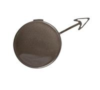 Bouchon De Pare-Chocs Cache-œillet De Remorquage pour Pare-Chocs Avant pour Ford pour Edge 2015 2016 2017 2018(Brun)