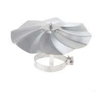 Bouchon de pluie en acier inoxydable avec base fixe pour grille d'aération de toit, tuyau de poêle et conduit de conduit, protection contre la pluie, les feuilles, la poussière et la faune