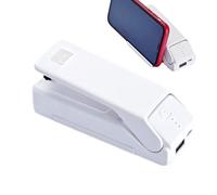 Bouchon de poche pour collations déchiquetées - Mini fermeture de sac à collation | Obturateur pratique pour aliments | Obturateur USB portable rechargeable pour restes de collations, chips, fruits et