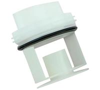 Bouchon de pompe de vidange compatible avec Bosch Siemens WM1095/1065 WD7205, bouchon de vidange de rechange pour machine à laver (blanc)