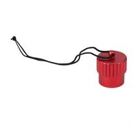 Bouchon de protection anti-poussière pour valves DIN en aluminium léger pour une utilisation facile (rouge)