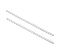 Bouchon de Protection pour Tuyau de Gouttière Blanc, 2 Pièces