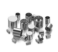 Bouchon de queue de corde 1.2-10mm embouts en acier inoxydable embouts de cordon en cuir embouts à sertir for bricolage matériaux faits à la main accessoires 20/30 pièces ( Color : Stainless Steel , S