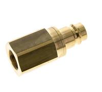 Bouchon de raccord d'air DN 19 en laiton G 3/4 pouce femelle à double obturation