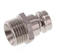 Bouchon de raccord de moule DN 9 en acier inoxydable filetage mâle M16x1.5
