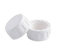 Bouchon de raccord de tuyau femelle en PVC, bouchon d'obturation à filetage interne pour système de drainage d'alimentation en eau blanc 50mm