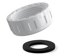 Bouchon de raccord de tuyau fileté femelle en PVC, couvercle d'obturation étanche pour système de plomberie de drainage d'évier, protection d'extrémité blanc 20mm