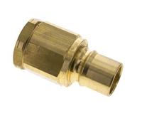 Bouchon de raccord hydraulique DN 40 en laiton 1 1/2 pouce filetage NPT femelle ISO 7241-1 B D 44.5mm