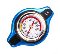 Bouchon de radiateur en alliage d'aluminium bleu pour voiture, moto, camion, système d'eau, équilibre de pression, anti-fuite, pièce de rechange