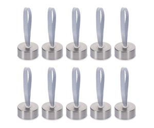 Bouchon de Rechange INOX Poignée pour Bouteilles en Verre Sport | Joint Silicone Étanche, Ouverture Large Compatible, Couvercle Vissable Argenté pour Voyage, Course et Contenants Variés