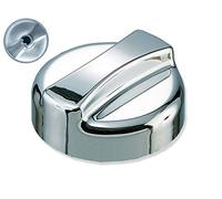 Bouchon de Rechange pour évier de Cuisine avec Valve Excentrique - Plastique chromé - H 30 mm x ø 44 mm