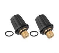 Bouchon de rechange pour nettoyeur à vapeur 4.590-105.0 Soupape de sécurité avec joint torique 6.363-279.0 pour modèles SC1.010 SC1.020 SC1.030 SC1.035B SC1125 SC1202 SC2.000, Noir (LOT DE 2)