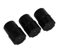 Bouchon de remplacement pour bouchon de saxophone 2, 58 x 3, 97 cm Bouchons de protection pour saxophone pas facile à déformer pour Altos 3 bouchons de cou noirs