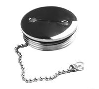 Bouchon de remplissage de rechange en acier inoxydable avec chaîne pour éviter la perte de 5,1 cm