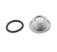 Bouchon de remplissage d'huile de carter ATV et joint torique, bouchon d'écrou à vis avec rondelle for Yamaha YFM 700 Raptor Quad Quadricycle quatre roues DunMuan(Silver)