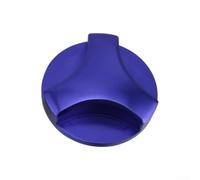 Bouchon de remplissage d'huile en aluminium vissé design de course compatible avec Mitsubishi Lancer Evolution pour Evo 4G63 couvercle d'huile moteur robuste étanche facile montage bleu noir (bleu)