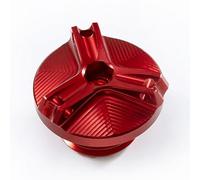 Bouchon de remplissage d'huile moteur CNC for moto Kawasaki Versys 650, Versys 650 1000 et Versys 1000 SE(M2.5 red)