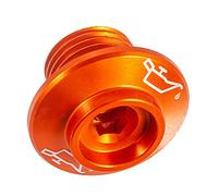 Bouchon de Remplissage d'huile Moteur de Moto M16x1,5 Bouchon d'huile en Aluminium pour Duke 125/200/390 2011-2019 pour RC125/390 2014-2019 (Orange)