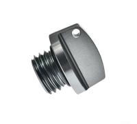 Bouchon de remplissage d'huile moteur pour moto en alliage d'aluminium CNC 20 x 2,5 mm fileté de remplacement pour CRF150R CB250F Z1000 pour Ducati 899 Panigale Dirt pour vélo de sport (argent)