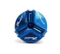 Bouchon de remplissage d'huile moto Pour Bandit 400, 600, 650, 1200, 1250, 1250S - Couvercle De Réservoir D'huile Moteur En Aluminium Pour Moto Bouchon Remplissage(Blue)