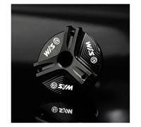 Bouchon de remplissage d'huile moto Pour CRUISYM 300 GTS300i RV250 EVO250I MAXSYM 400 T2 T3 JOYMAX Z300 SYM Accessoires Moto Couvercle De Bouchon D'huile Moteur CNC(Black)