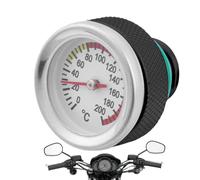 Bouchon De Remplissage D'Huile Pour Motocyclette,Couvercle Avec Jauge De Température | Bouchon De Remplissage D'Huile Moto,Pour Ateliers De Réparation Usagers Motards Mécaniciens Passionnés De