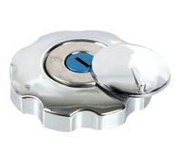 Bouchon de réservoir avec clé, kit universel de bouchon d'essence de moto en aluminium avec serrure et 2 clés accessoires de rempl