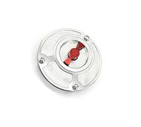 Bouchon de réservoir Bouchon De Réservoir Carburant Pour Moto Pour H-ONDA CBR600 F4I F4 F3 F2 1991-2008 2007 2006 2005 2004 2003 2002 2001 2000(Silver and Red)