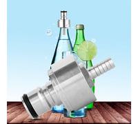 Bouchon de réservoir de boisson CO2 avec adaptateur en acier inoxydable pour bouteilles souples en PET