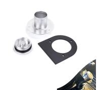 Bouchon de réservoir de carburant à distance en alliage d'aluminium avec raccord de tuyau de 5,1 cm et support de montage soudé, joint torique anti-fuite, compatible avec divers systèmes de carburant