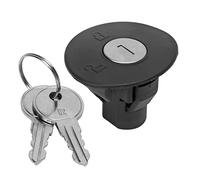 Bouchon de réservoir de carburant à verrouillage avec 2 clés, bouchon de couvercle de réservoir de gaz de carburant résistant à l'usure, bonne étanchéité pour voiture, 4584554AF