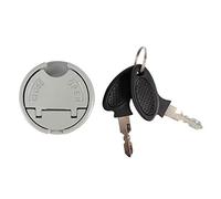 Bouchon de réservoir de carburant, bouchon de réservoir de carburant essence 4 temps 139qmb serrure de bouchon de réservoir de carburant avec clé adaptée pour Scooter GY6